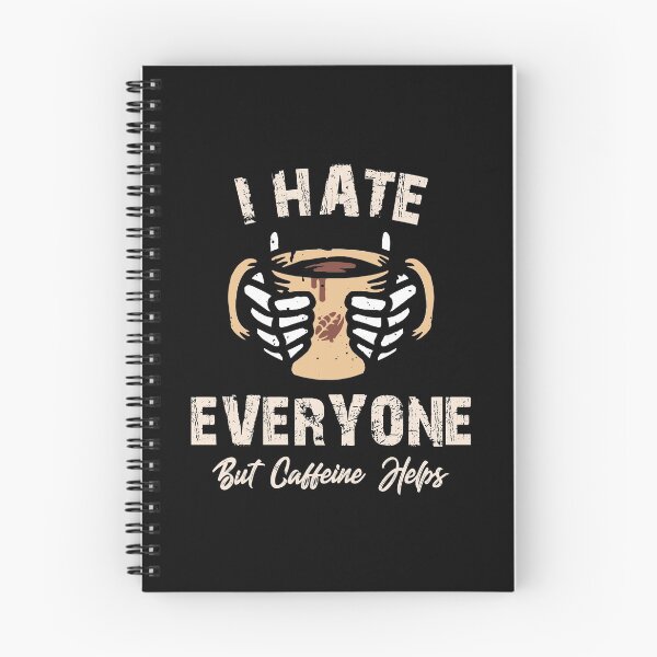 Item preview, I Hate Everyone But Caffeine Helps- Funny Vintage Idea Of Gift For Coffee Lovers designed and sold by RedHive.