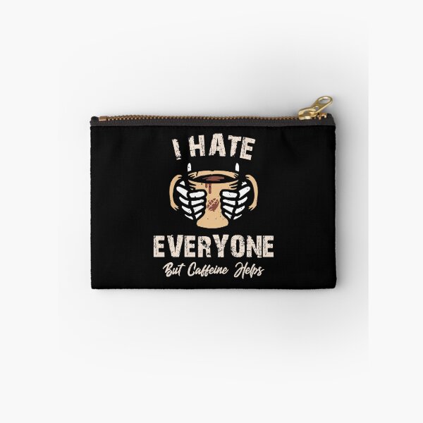 Item preview, I Hate Everyone But Caffeine Helps- Funny Vintage Idea Of Gift For Coffee Lovers designed and sold by RedHive.
