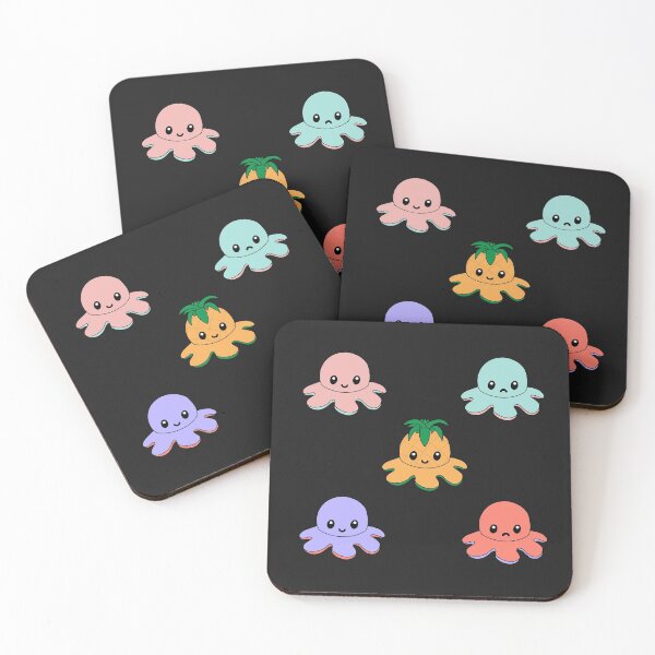 Item preview, Pineapple Octopus Mood Pack designed and sold by EclipseInFlames.