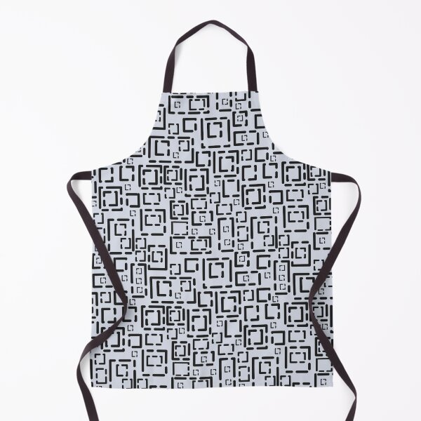 Item preview, Faded Blocks Black on Pale Blue Grey designed and sold by Art in My Loft.