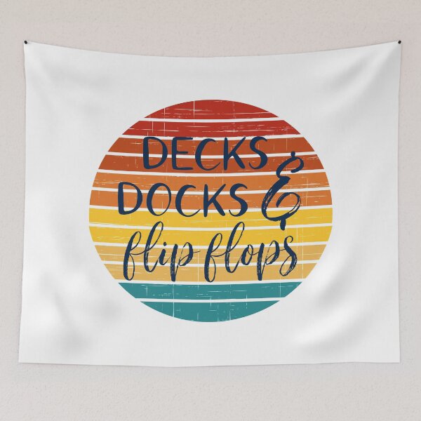 Item preview, Decks Docks & Flip Flops designed and sold by Martini-Four.