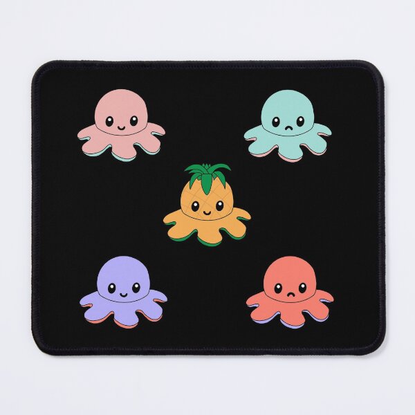 Item preview, Pineapple Octopus Mood Pack designed and sold by EclipseInFlames.