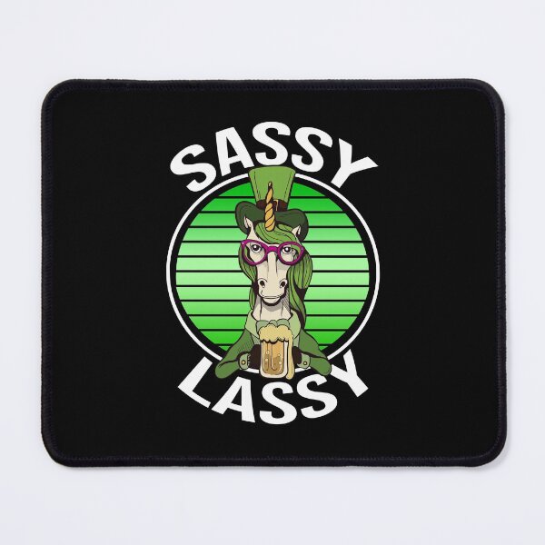 Item preview, Sassy Lassy - Hipster Irish Unicorn - St Patrick Day designed and sold by Meliafroggy.