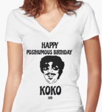 Koko Goldsein Tribute Women's Fitted V-Neck T-Shirt