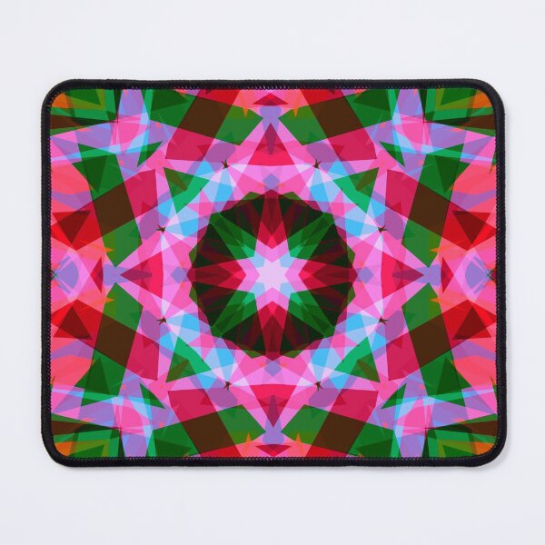Item preview, Modern Colourful Vibrant Jolly Red Green Pink Festive Christmas Holiday Star Pattern designed and sold by PatternPerfect.