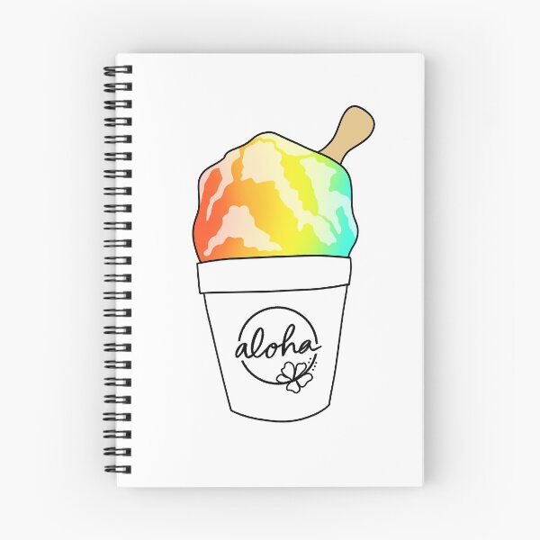 Item preview, Aloha rainbow shave ice cup designed and sold by gabbitheartist.