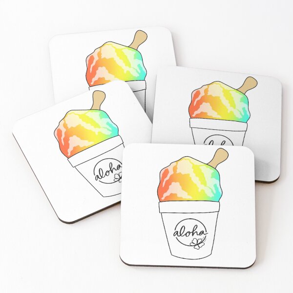Item preview, Aloha rainbow shave ice cup designed and sold by gabbitheartist.