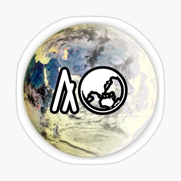 AlgoWorld (Official Logo Variation #2) Sticker