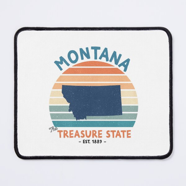 Item preview, The State of Montana /Montana – The Treasure State designed and sold by Q3Designs.