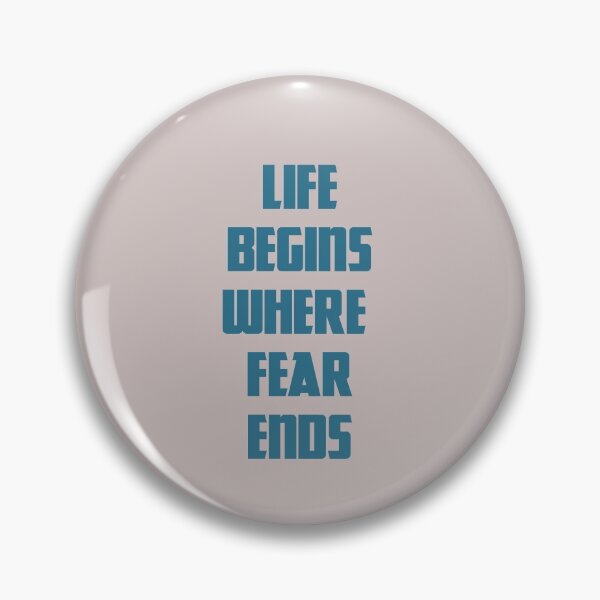 Item preview, life begins where fear ends designed and sold by smsm4.