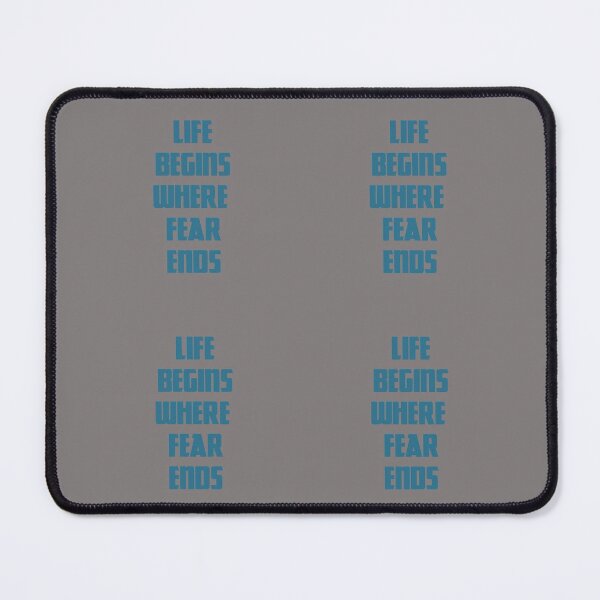 Item preview, life begins where fear ends designed and sold by smsm4.