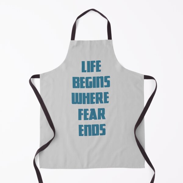 Item preview, life begins where fear ends designed and sold by smsm4.