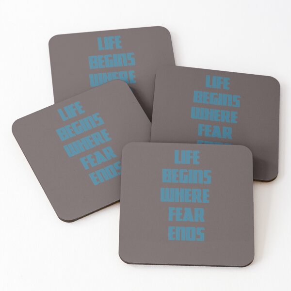 Item preview, life begins where fear ends designed and sold by smsm4.