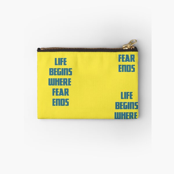 Item preview, life begins where fear ends designed and sold by smsm4.