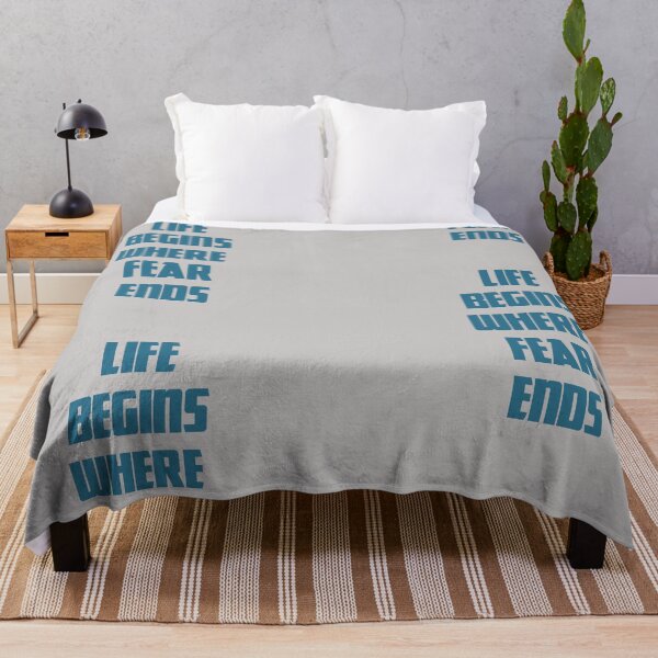 Item preview, life begins where fear ends designed and sold by smsm4.
