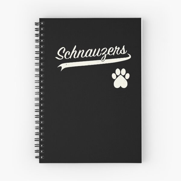 Item preview, Schnauzer Baseball Script designed and sold by 8PawsStudio.