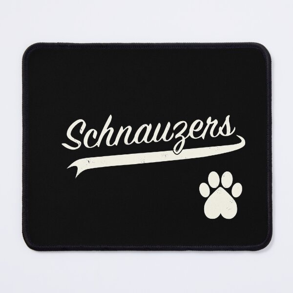 Item preview, Schnauzer Baseball Script designed and sold by 8PawsStudio.