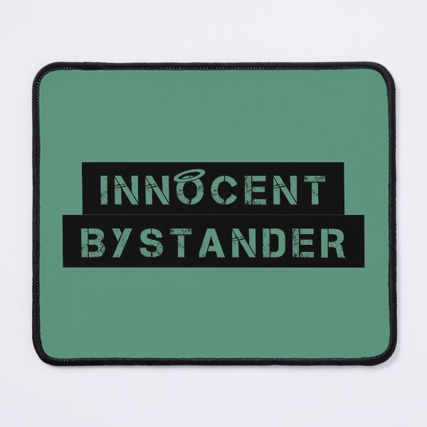 Item preview, Innocent bystander halo not guilty or involved funny (black) designed and sold by SolidEarthArt.