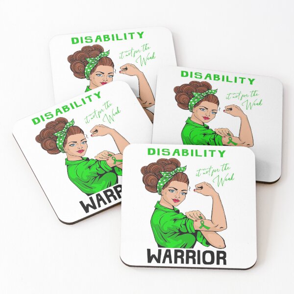 Item preview, DISABILITY Warrior It's Not For The Weak designed and sold by largellie.