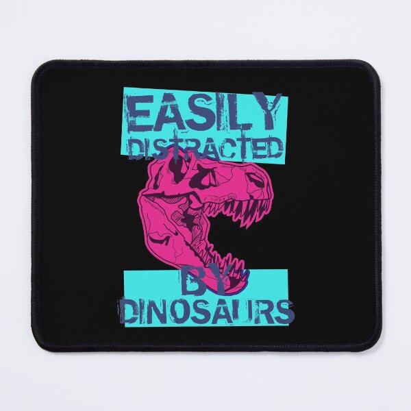 Item preview, Easily Distracted By Dinosaurs - Dinosaurs Are Awesome - A Great Design For Gifts For Dinosaur Enthusiasts designed and sold by crazycollective.