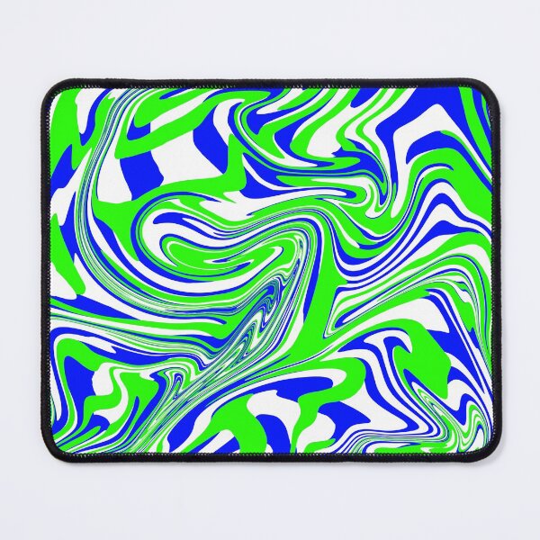 Item preview, Blue Green Abstract Swirl Design designed and sold by Meliafroggy.