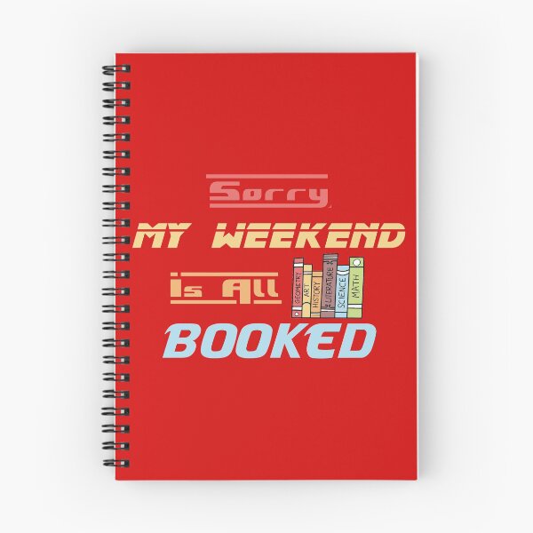 Item preview, Sorry My Weekend Is All Booked Red designed and sold by MDGamer777.