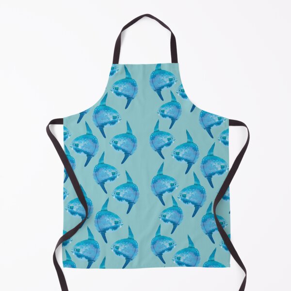 Item preview, Cute Watercolor Mola Mola Sunfish - Blue designed and sold by TheRainbowRoom.