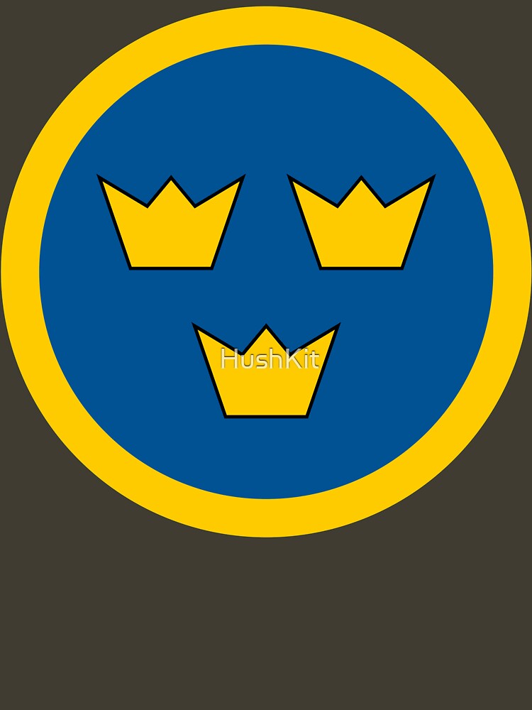 Thumbnail 7 of 7, Essential T-Shirt, Swedish Air Force designed and sold by HushKit.