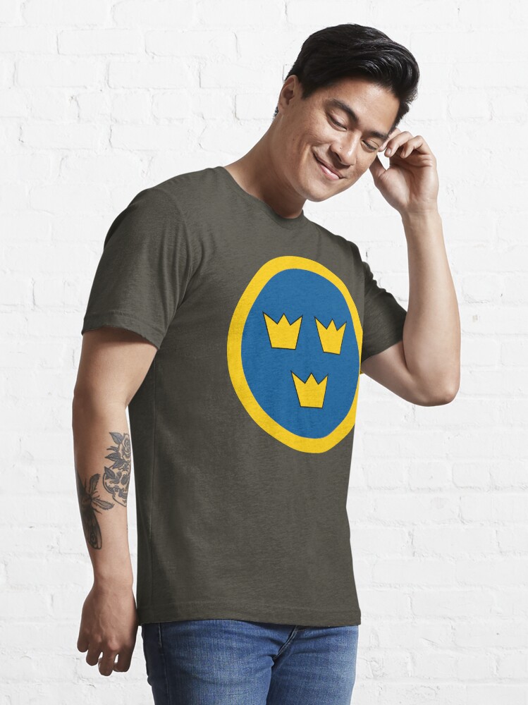 Thumbnail 3 of 7, Essential T-Shirt, Swedish Air Force designed and sold by HushKit.