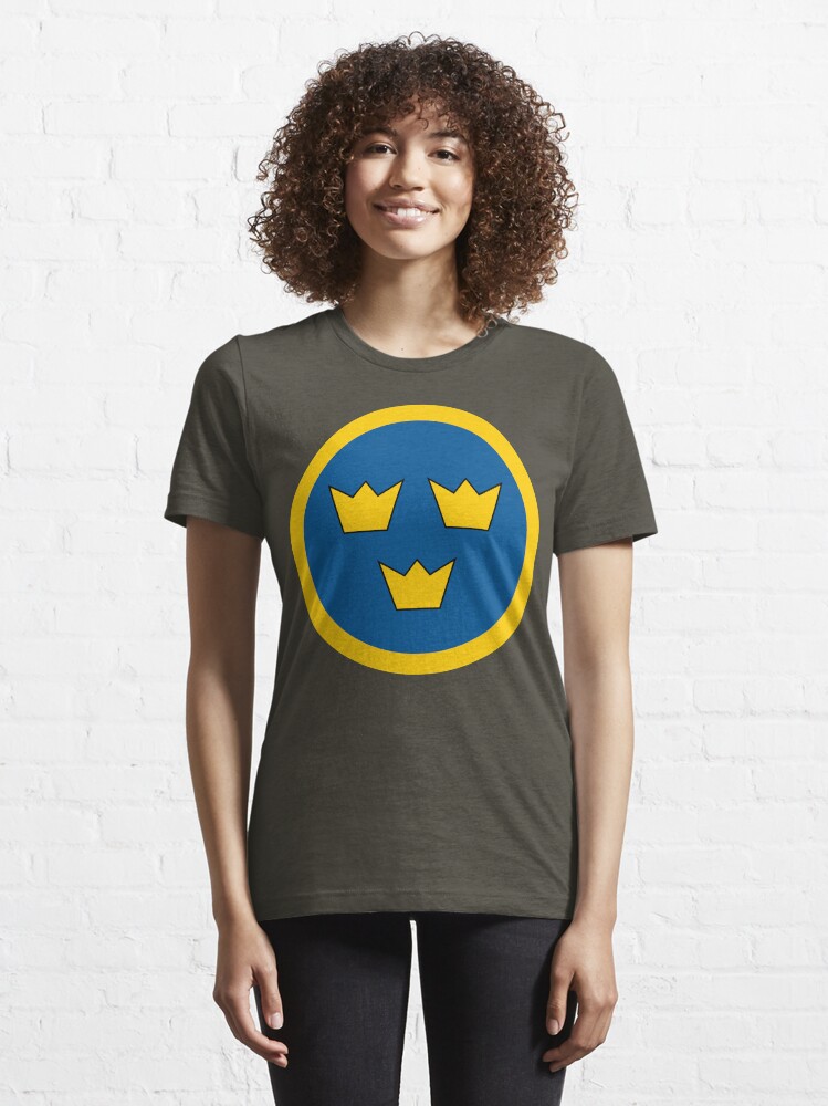 Thumbnail 6 of 7, Essential T-Shirt, Swedish Air Force designed and sold by HushKit.