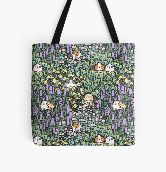 Item preview, Guinea pigs and garden herbs pattern designed and sold by Miri-Noristudio.