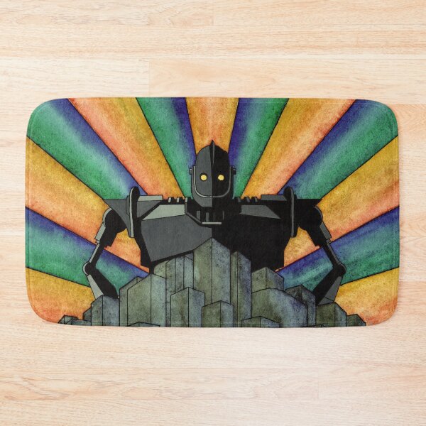 Aperçu de l'œuvre The Iron Giant handpainted créée et vendue par ateliernab.