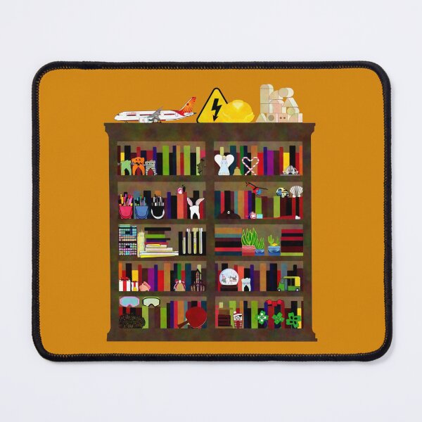 Item preview, Bookshelves books toys ornaments keepsakes kids designed and sold by SolidEarthArt.