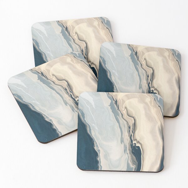 Item preview, Gypsophila Flowing abstract painting  designed and sold by Mirandum.