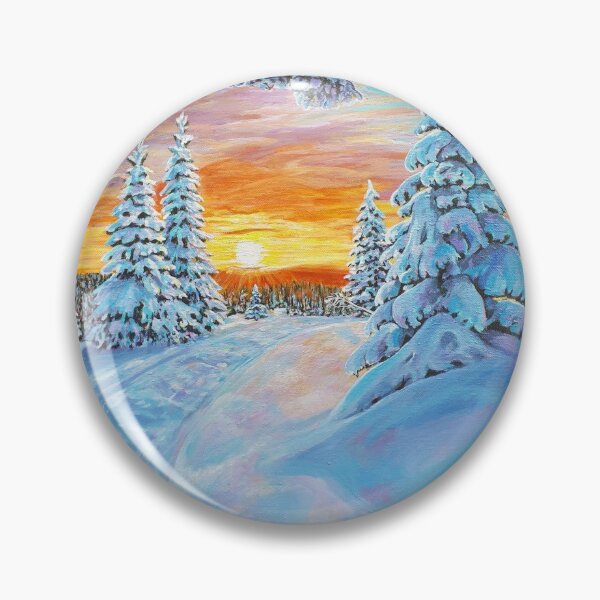 Item preview, Winter Mountain Sunset designed and sold by Rachelle Dyer.