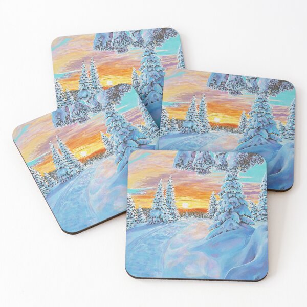 Item preview, Winter Mountain Sunset designed and sold by Rachelle Dyer.