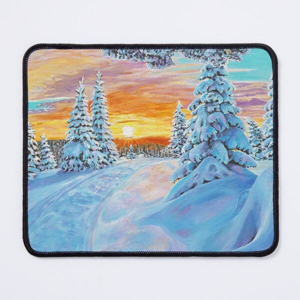 Item preview, Winter Mountain Sunset designed and sold by Rachelle Dyer.