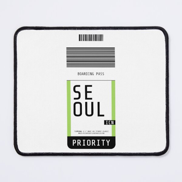 Item preview, Seoul Boarding Pass ICN designed and sold by lukassfr.