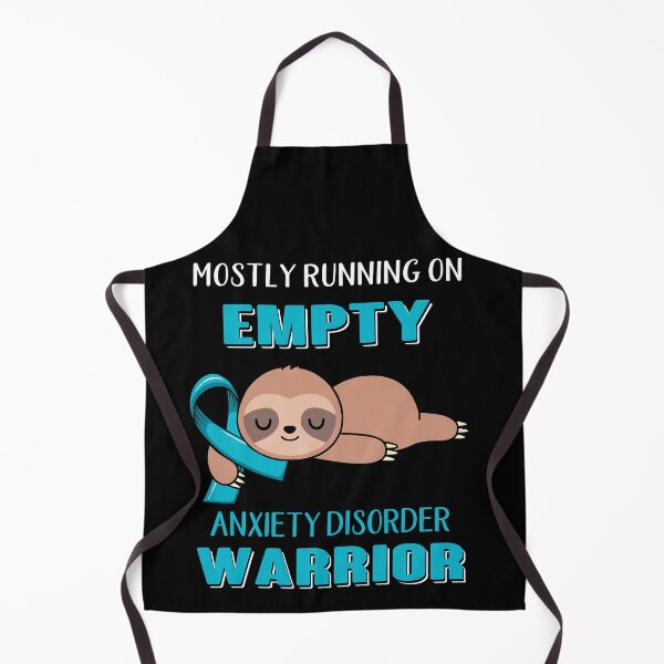 Item preview, Mostly Running On Empty Anxiety Disorder Warrior designed and sold by Brad-FI.