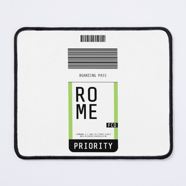 Item preview, Rome Boarding Pass FCO designed and sold by lukassfr.