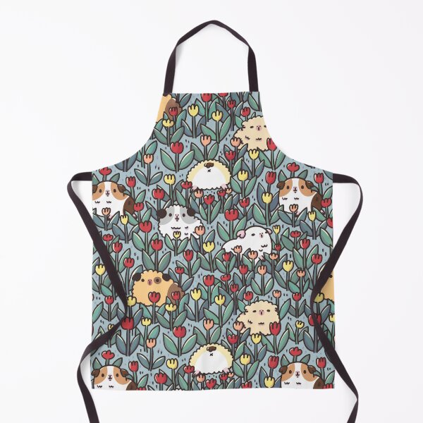 Item preview, Teddy Guinea pigs and Flowers Pattern designed and sold by Miri-Noristudio.