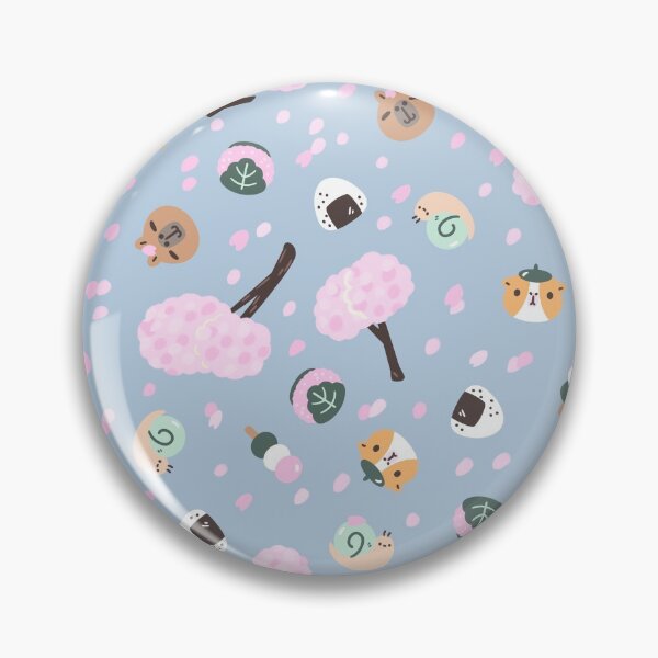 Item preview, Bubu and Moonch Sakura Season Pattern  designed and sold by Miri-Noristudio.