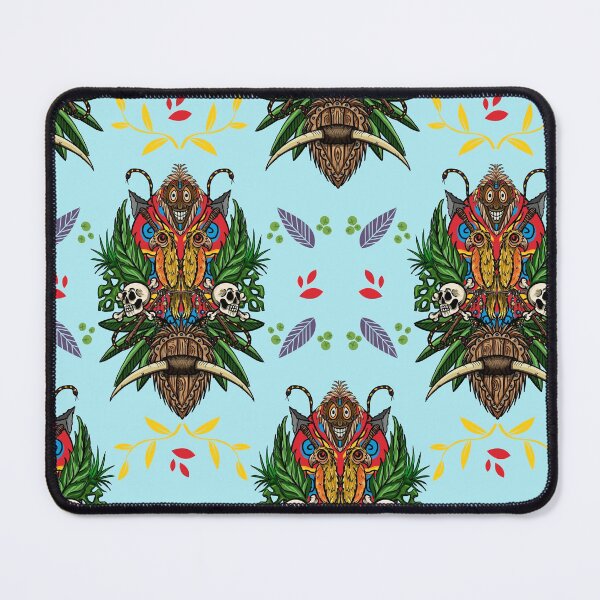 Item preview, Tiki Birds Blue designed and sold by IFMTopherAdam.