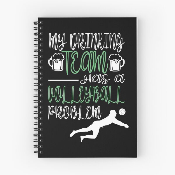 Item preview, Mi equipo de bebedores tiene un problema de voleibol designed and sold by InkonoStore.