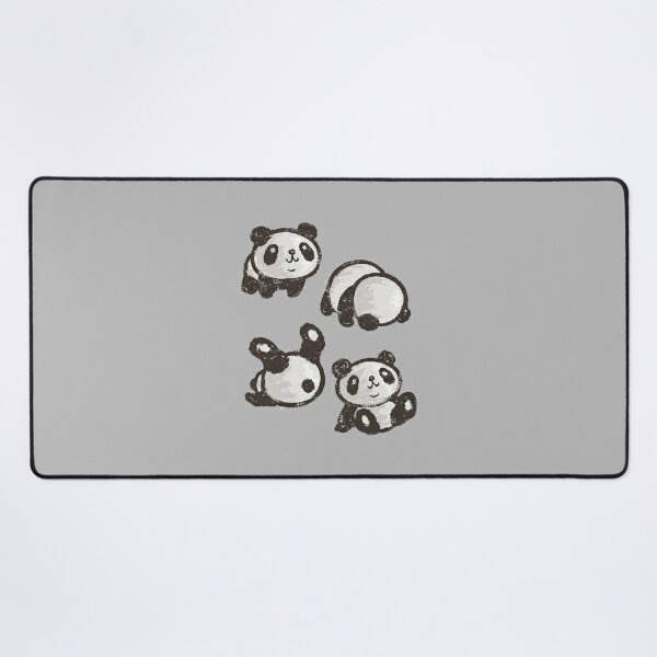 Tapis de souris xxl rigolo - Tapis de souris xxl - Accessoires de bureau -  Panda 