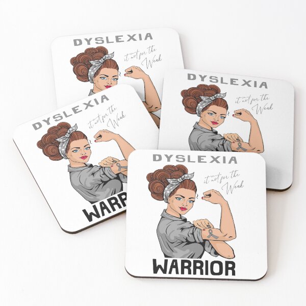 Item preview, DYSLEXIA Warrior It's Not For The Weak designed and sold by largellie.
