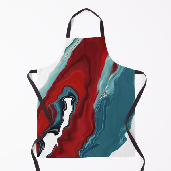Item preview, Crocosmia flowing abstract painting designed and sold by Mirandum.