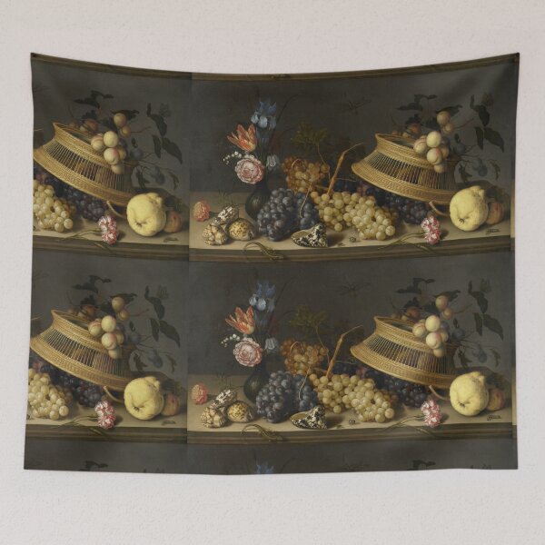 Artikelvorschau, Stillleben mit Blumen, Früchten, Muscheln und Insekten von Balthasar van der Ast entworfen und verkauft von Amanda1775.