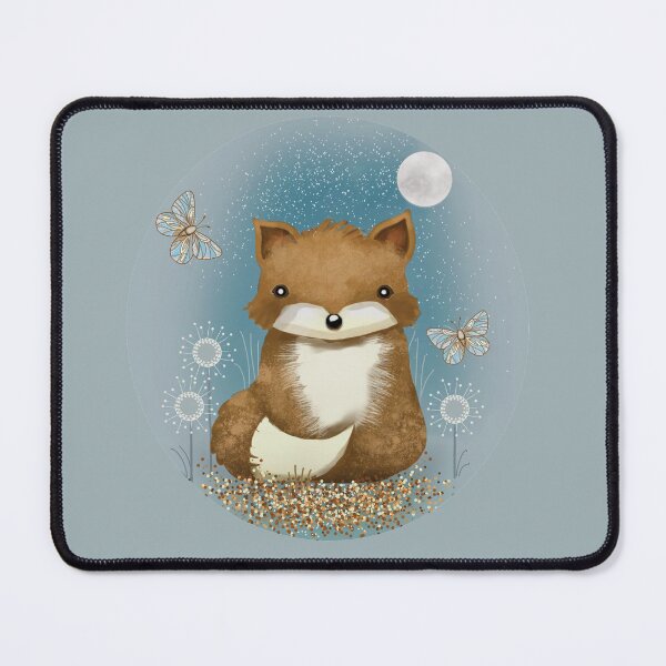 Item preview, Moonlit Baby Fox Whimsical Woodland designed and sold by Karin Taylor.
