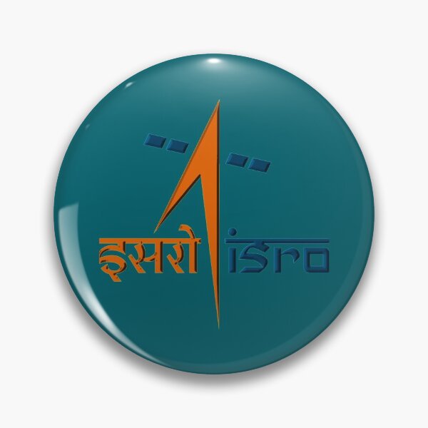 Item preview, Indian Space Research Organization (ISRO) Logo designed and sold by handmadeMathias.